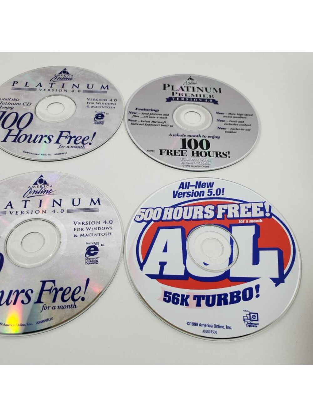 AOL Internet Service Promotional CD Lot Version 4.0 And 5.0 Lot - Picture 6 of 9